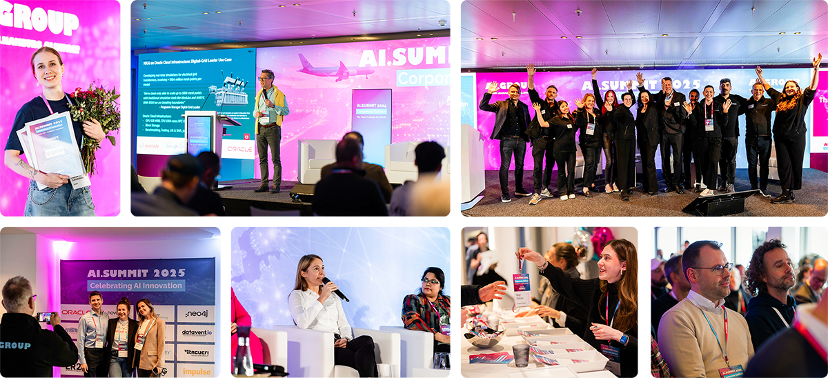 Photo collage from AI.SUMMIT 2025